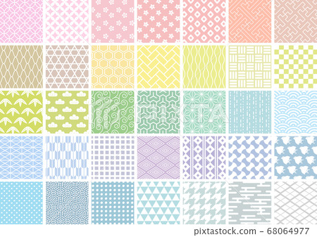 簡單的日本模式集 68064977