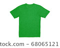 A plain simple T-shirt with copy space 68065121