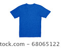 A plain simple T-shirt with copy space 68065122