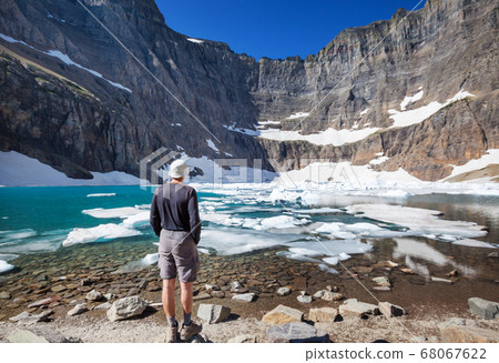 Hike in Glacier Park 68067622