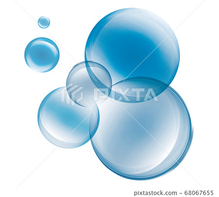 Soap bubble blue 68067655