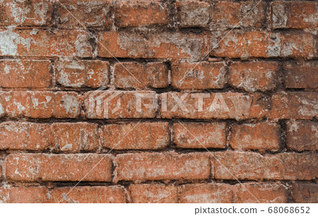 texture of old shabby brick wall texture of old shabby brick wall 68068652