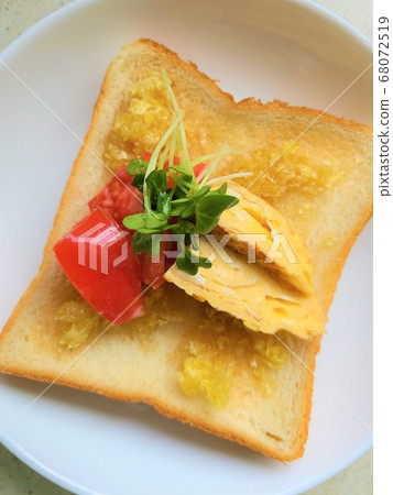 Honey honey toast topping material background Honey honey toast topping material background 68072519