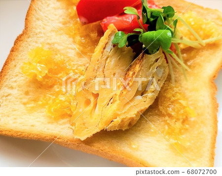 蜂蜜蜂蜜吐司打頂材料背景 68072700