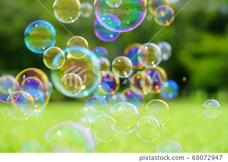 Soap bubble in the field-4 Soap bubble in the field-4 68072947