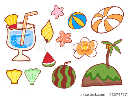 夏季海灘度假 夏季海灘度假 68074717
