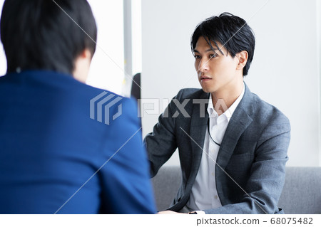商業場景商人會議會議辦公室現場 商業場景商人會議會議辦公室現場 68075482