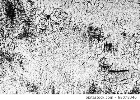 Texture of a concrete wall with cracks and 68078346