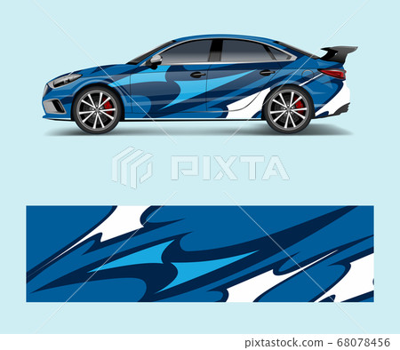 graphic abstract racing designs for vehicle - Stock Illustration ...