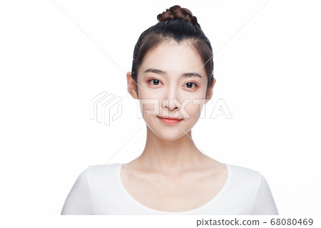 Portrait Of Beautiful Woman in Studio 68080469