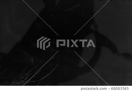 broken glass overlay cracked texture black screen 68083565