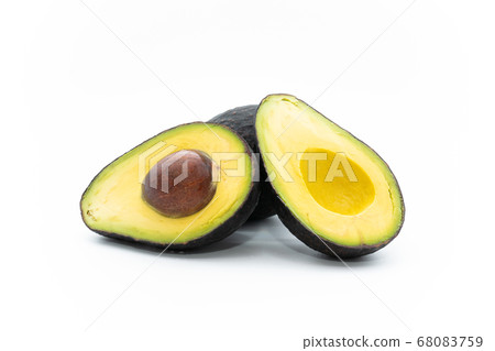 Avocado white background Avocado white background 68083759