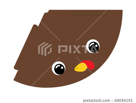 Printable mockup cap turkey. Festive cone template Printable mockup cap turkey. Festive cone template 68084291