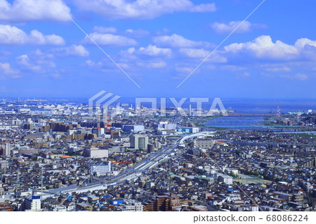 Gulf city from the sky Gulf city from the sky 68086224