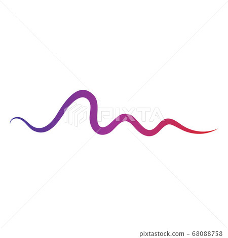 Sound waves vector illustration Sound waves vector illustration 68088758