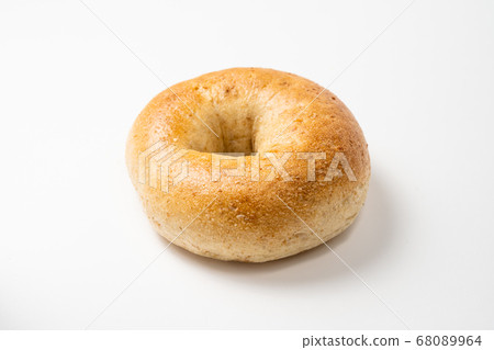 Bagels on white background Bagels on white background 68089964