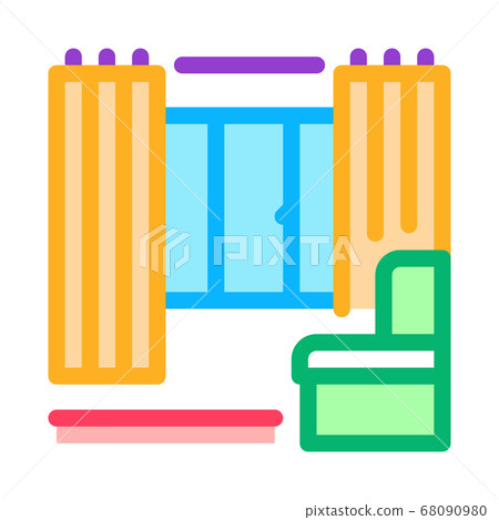 apartment interior icon vector outline illustration apartment interior icon vector outline illustration 68090980