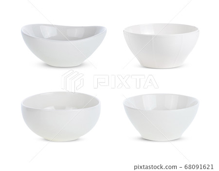 white bowl on white background white bowl on white background 68091621