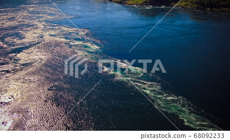 View to Saltstraumen whirlpools, Norway View to Saltstraumen whirlpools, Norway 68092233