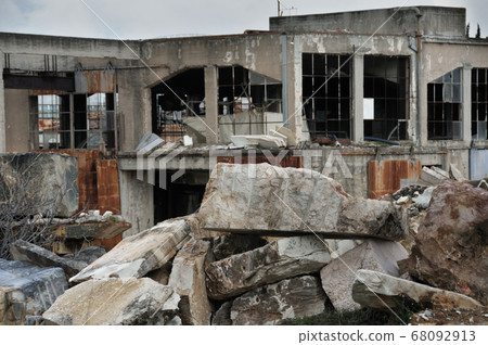 marble factory ruins 68092913