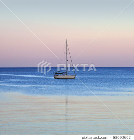 sailboat sunset sailboat sunset 68093602