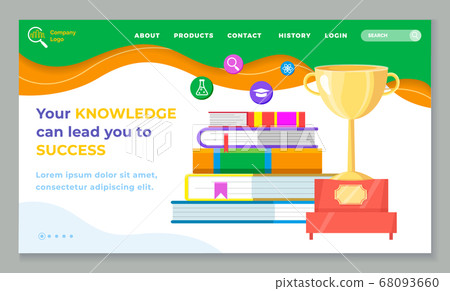 Knowledge Can Lead You to Success, Website Page 68093660