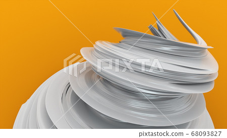 Abstract growing vortex flow, computer generated. 3d rendering modern composition, futuristic background Abstract growing vortex flow, computer generated. 3d rendering modern composition, futuristic background 68093827
