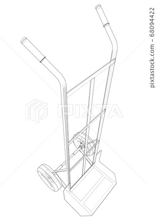 Outline delivery trolley or hand truck Outline delivery trolley or hand truck 68094422