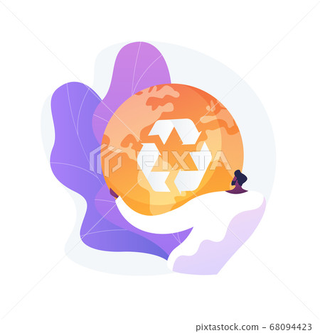 Reduce Reuse Recycle abstract concept vector illustration. Reduce Reuse Recycle abstract concept vector illustration. 68094423