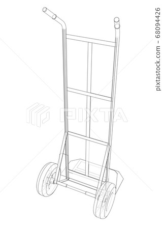 Outline delivery trolley or hand truck Outline delivery trolley or hand truck 68094426