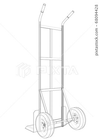Outline delivery trolley or hand truck Outline delivery trolley or hand truck 68094428