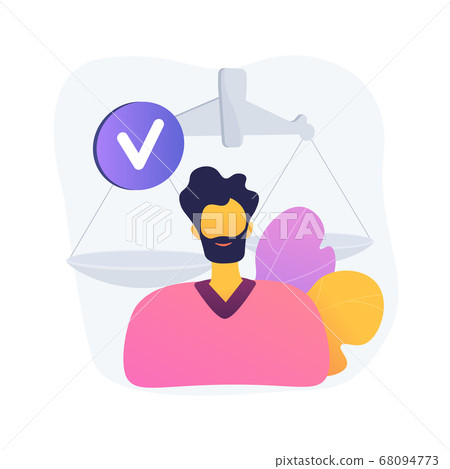 Accountability abstract concept vector illustration. 68094773