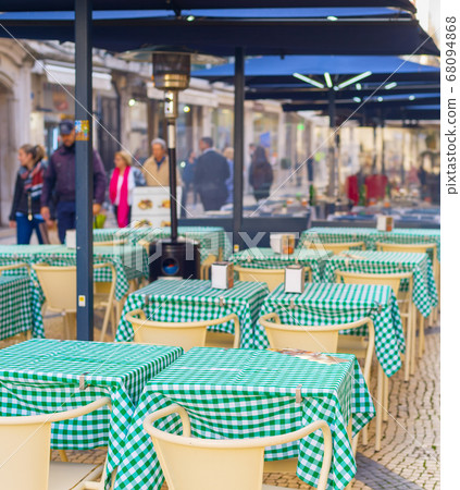 Street restaurant Old Town Lisbon 68094868