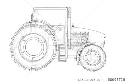 Farm Tractor Concept 68095726