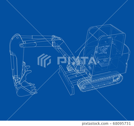 Sketch of Small Treactor with Actor Sketch of Small Treactor with Actor 68095731
