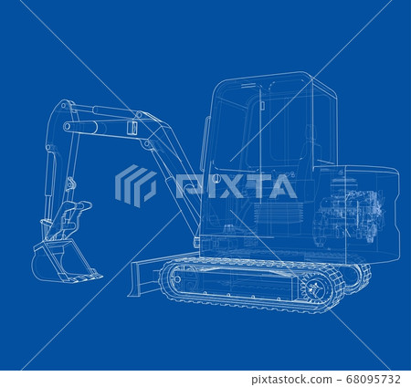 Sketch of Small Treactor with Actor Sketch of Small Treactor with Actor 68095732