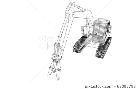 Outline sloopkraan concept Outline sloopkraan concept 68095798