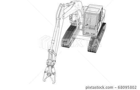 Outline sloopkraan concept Outline sloopkraan concept 68095802