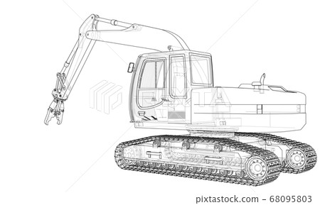 Outline sloopkraan concept Outline sloopkraan concept 68095803