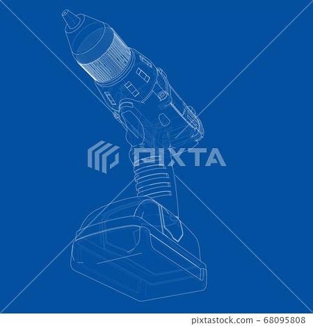 Electric cordless screwdriver 68095808