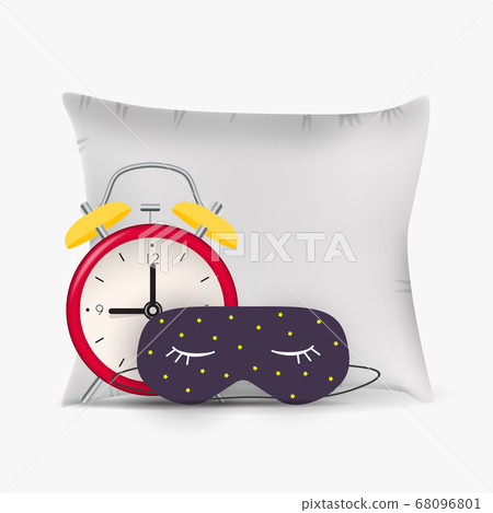Good Night Abstract Background with Funny Sleeping 68096801