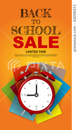 Back to School Special Offer Sale Background. 68096851