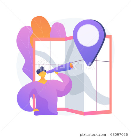 Inside country traveling abstract concept vector illustration. Inside country traveling abstract concept vector illustration. 68097026
