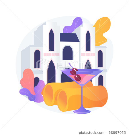 Boutique hotel abstract concept vector illustration. Boutique hotel abstract concept vector illustration. 68097053