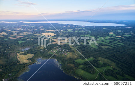 Beatiful natural sunset background Beatiful natural sunset background 68097231
