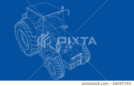 Farm Tractor Concept Farm Tractor Concept 68097249