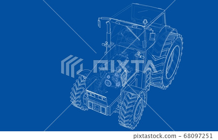 Farm Tractor Concept Farm Tractor Concept 68097251