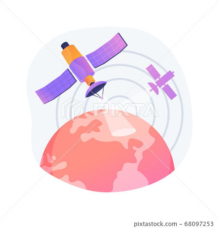 Earth observation abstract concept vector illustration. 68097253