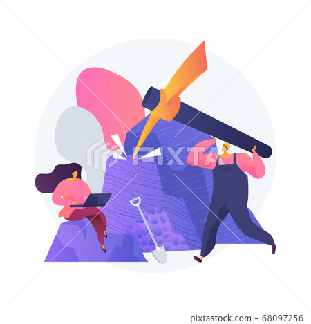 Petrology abstract concept vector illustration. 68097256