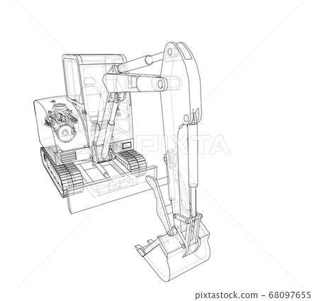 Sketch of Small Treactor with Actor Sketch of Small Treactor with Actor 68097655